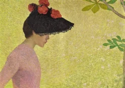 Boutiques de musées Profil de jeune fille (toiles encadrées) Hot