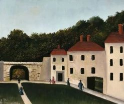 Panneaux Aluminium|Toiles Encadrées<Boutiques de musées Promeneurs dans un parc (panneaux aluminium)