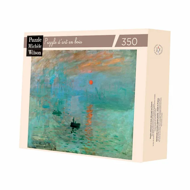 Boutiques de musées Puzzle d'art en bois 350 pièces Claude Monet - Impression, soleil levant Hot