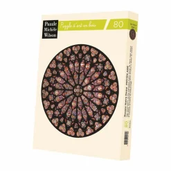 Loisirs Créatifs<Boutiques de musées Puzzle d'art en bois 80 pièces Rosace Notre-Dame de Paris