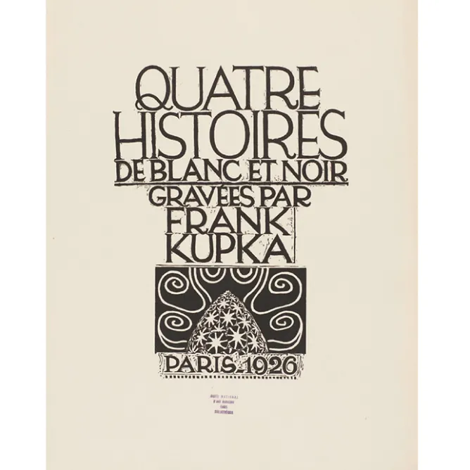 Éditions De Luxe<Boutiques de musées Quatre histoires de blanc et noir gravées par Frank Kupka