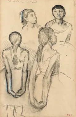 Boutiques de musées Quatre études d'une danseuse (affiches d'art encadrées) Sale