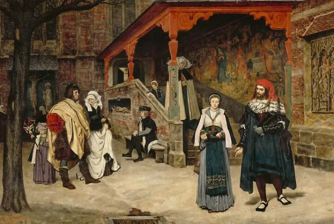 Panneaux Acryliques|Affiches D'Art<Boutiques de musées Rencontre de Faust et Marguerite, 1860 (panneaux acryliques)