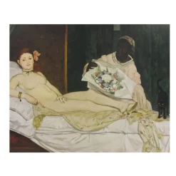 Affiches Et Reproductions<Boutiques de musées Reproduction Édouard Manet - Olympia, 1863 - 24x30cm