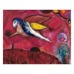 Affiches Et Reproductions<Boutiques de musées Reproduction Marc Chagall - Cantique des cantiques IV, 1958 - 24x30cm