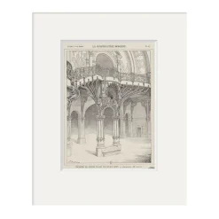 Affiches Et Reproductions<Boutiques de musées Reproduction sous Marie-Louise Albert Louvet - Escalier du Grand Palais des Beaux-Arts pour exposition universelle de 1900