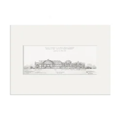 Affiches Et Reproductions<Boutiques de musées Reproduction sous Marie-Louise Charles Girault - Projet pour le Grand Palais des Beaux-Arts pour l'exposition universelle de 1900, 1896
