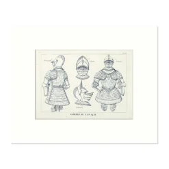 Affiches Et Reproductions<Boutiques de musées Reproduction sous Marie-Louise - Armure de combat à pied dite atonne, 1550