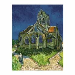 Affiches Et Reproductions<Boutiques de musées Reproduction sous Marie-Louise Vincent van Gogh - L'Église d'Auvers-sur-Oise, 1890