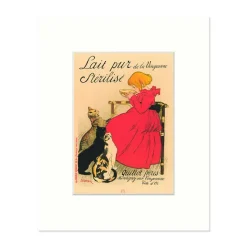Affiches Et Reproductions<Boutiques de musées Reproduction sous Marie-Louise Théophile-Alexandre Steinlen - Lait pur de la Vingeanne stérilisé