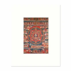 Boutiques de musées Reproduction sous Marie-Louise Mandala d'Amoghapasha, Népal, 1860 Clearance