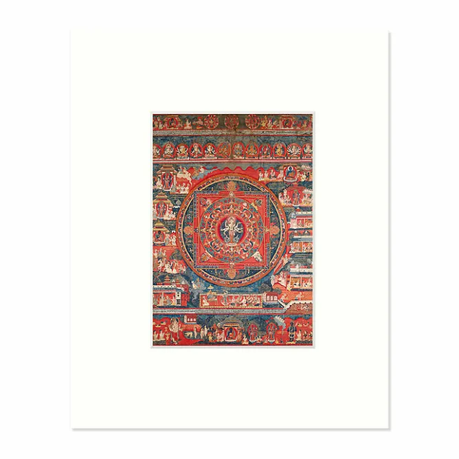Boutiques de musées Reproduction sous Marie-Louise Mandala d'Amoghapasha, Népal, 1860 Clearance