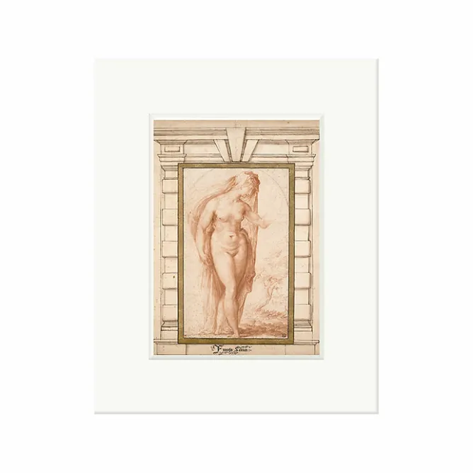 Boutiques de musées Reproduction sous Marie-Louise Francesco De' Rossi, dit Salviati - Nu féminin voilé Sale