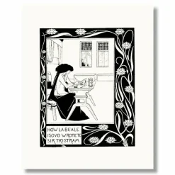 Boutiques de musées Reproduction sous Marie-Louise Audrey Beardsley - How La Beale Isoud Wrote to Sir Tristram Discount