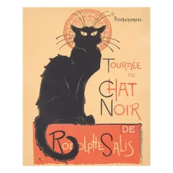 Boutiques de musées Reproduction Théophile Alexandre Steinlen - Tournée du Chat noir de Rodolphe Salis, 1896 - 24x30cm Clearance