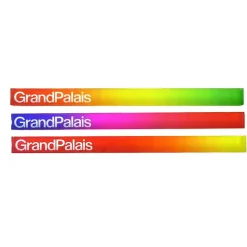 Boutiques de musées Règle cubique 20CM Rose/jaune Logo Grand Palais Hot