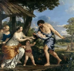 Boutiques de musées Romulus et Rémus recueillis par Faustulus (panneaux aluminium) Outlet