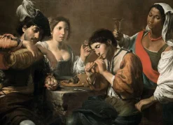 Toiles Sur Châssis|Affiches D'Art<Boutiques de musées Réunion dans un cabaret ou Le Musicien ingénu (toiles sur châssis)