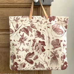Sacs, Tote Bags<Boutiques de musées Sac cabas rouge Herbier du roi - Maison Baluchon