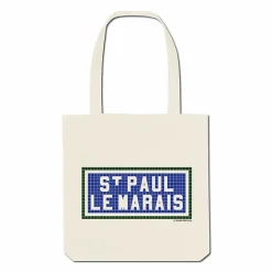 Sacs, Tote Bags<Boutiques de musées Sac Imprimé St Paul le Marais - Écru