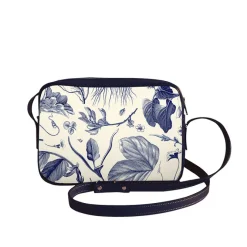 Boutiques de musées Sac à main bleu Herbier du roi - Maison Baluchon New