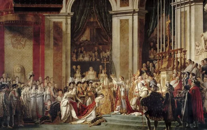 Boutiques de musées Sacre de l'empereur Napoléon et couronnement de l'impératrice Joséphine (affiches d'art) Discount