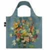 Boutiques de musées Sac Vincent van Gogh - Bouquet de fleurs - Bleu - Loqi