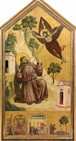 Affiches D'Art Encadrées|Toiles Encadrées<Boutiques de musées Saint François d'Assise recevant les stigmates (affiches d'art encadrées)