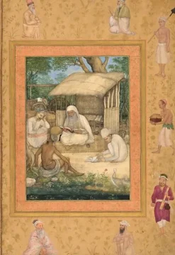 Boutiques de musées Saint homme et ses disciples étudiant un texte sacré (panneaux aluminium) Sale