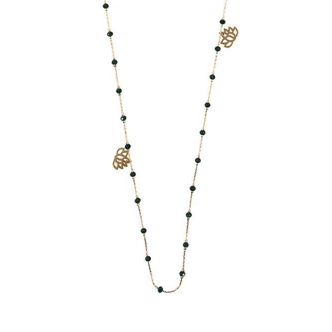 Colliers Et Pendentifs<Boutiques de musées Sautoir Nymphéas Améthyste - Les Cleias