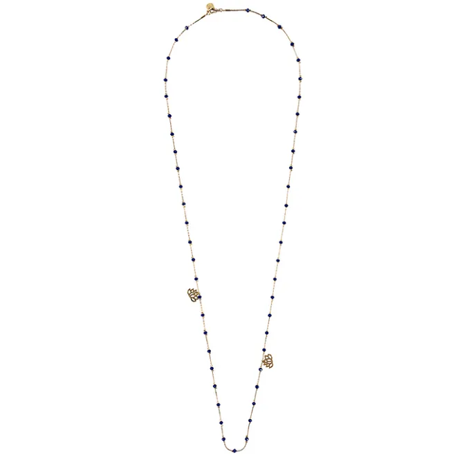 Colliers Et Pendentifs<Boutiques de musées Sautoir Nymphéas Bleu roi - Les Cleias