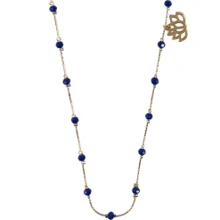 Colliers Et Pendentifs<Boutiques de musées Sautoir Nymphéas Bleu roi - Les Cleias