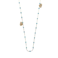 Colliers Et Pendentifs<Boutiques de musées Sautoir Nymphéas Turquoise - Les Cleias