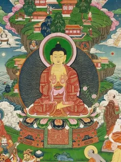 Panneaux Acryliques|Toiles Sur Châssis<Boutiques de musées Scène de la vie de Buddha : le grand miracle de Svaravati (panneaux acryliques)