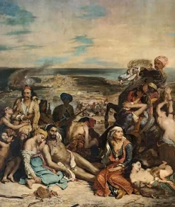 Boutiques de musées Scènes des massacres de Scio (toiles sans cadre) Online
