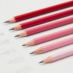 Écriture<Boutiques de musées Set de 6 crayons à papier Dégradé rose