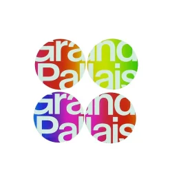 Boutiques de musées Set de 4 dessous de verre Logo Grand Palais Best