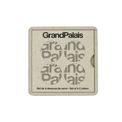 Boutiques de musées Set de 4 dessous de verre Logo Grand Palais Best
