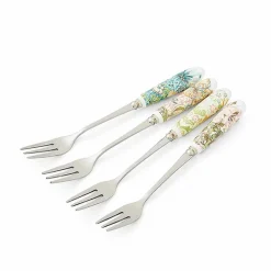 Boutiques de musées Set de 4 fourchettes à dessert Fleurs et fruits - Morris & Co. Best