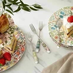Boutiques de musées Set de 4 fourchettes à dessert Fleurs et fruits - Morris & Co. Best