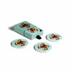 Art De La Maison|Design<Boutiques de musées Set 4 Dessous de verre en céramique Tiger Flower - Gangzaï