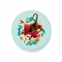 Art De La Maison|Design<Boutiques de musées Set 4 Dessous de verre en céramique Tiger Flower - Gangzaï
