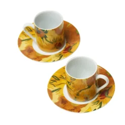 Boutiques de musées Set expresso Vincent van Gogh - Les tournesols - Van Gogh Museum Amsterdam® Sale