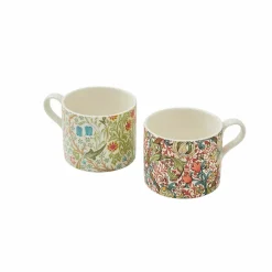 Boutiques de musées Set 2 Tasses en porcelaine Prunier et Lys d'or - Morris & Co. New