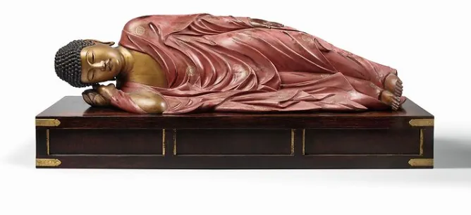 Boutiques de musées Shakyamuni entrant dans le nirvana (Nehan no Shaka) (toiles encadrées)