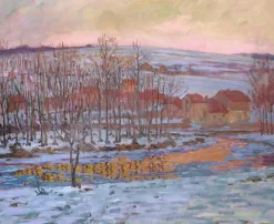Boutiques de musées Soir d'hiver à Pontarlier (panneaux aluminium) Clearance