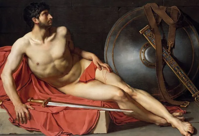 Toiles Sur Châssis|Panneaux Aluminium<Boutiques de musées Soldat romain blessé (toiles sur châssis)