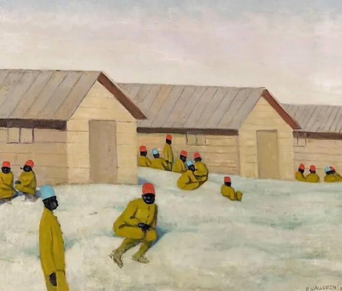 Boutiques de musées Soldats sénégalais au camp de Mailly (toiles encadrées) New
