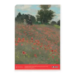 Boutiques de musées Sous-chemise A4 Claude Monet - Coquelicots, 1873 Discount
