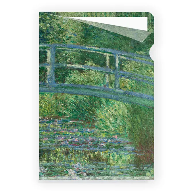 Boutiques de musées Sous-chemise A4 Claude Monet - Le Bassin aux nymphéas, Harmonie verte, 1899 Discount